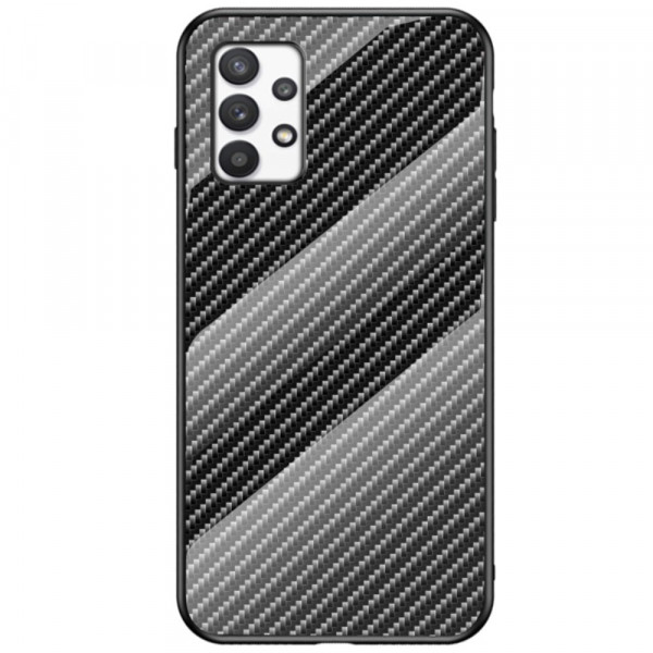 Samsung Galaxy A53 Carbon Fiber gehard glas case