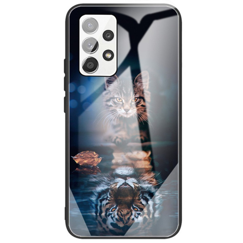 Samsung Galaxy A33 5G gehard glas case Mijn tijger