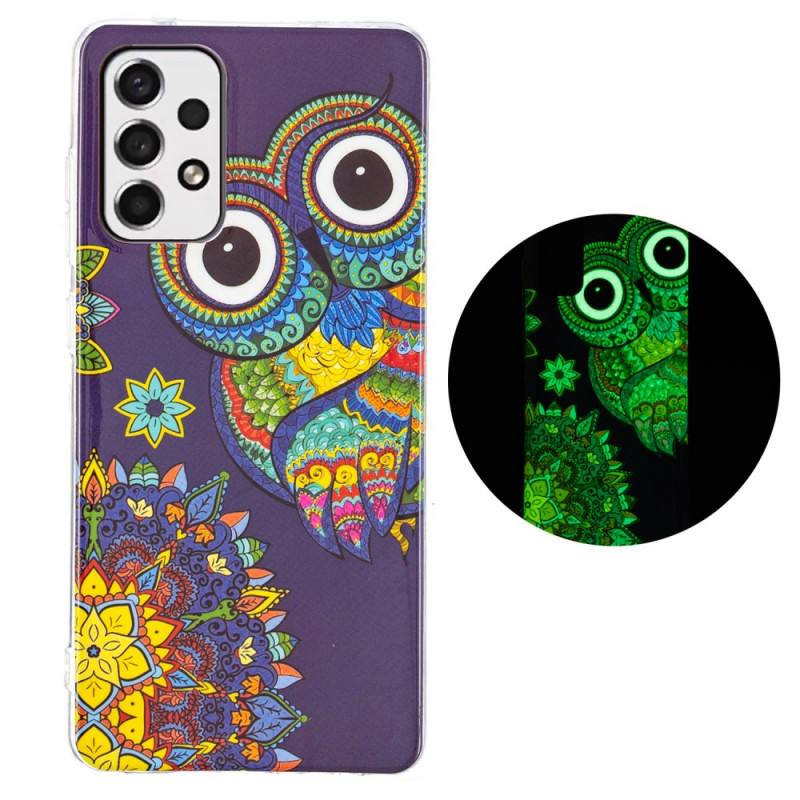 Samsung Galaxy A33 5G Uil Hoesje Fluorescerende Mandala