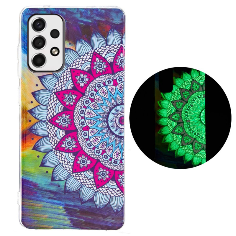 Samsung Galaxy A33 5G Hoesje Mandala Gekleurde Fluorescerende