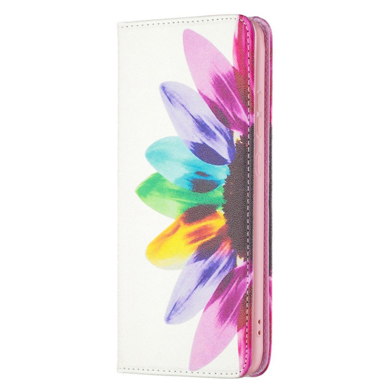 Flip cover Samsung Galaxy A33 5G Waterverf Bloem