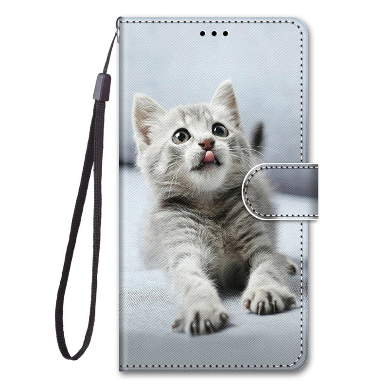Xiaomi Redmi Note 11 Pro Plus 5G Kitten Grijs Koord Hoesje