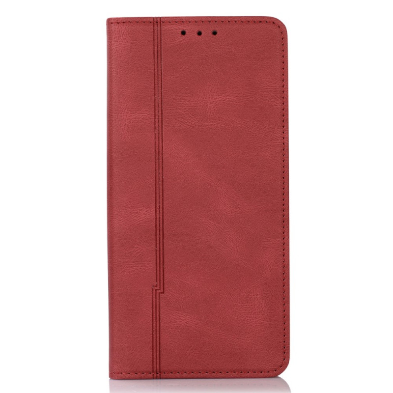 Flip Cover Xiaomi Redmi Note 11 Pro Plus 5G stijl lederen lijn