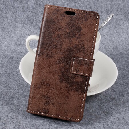 Samsung Galaxy XCover4 Lederen Hoesje Vintage Effect