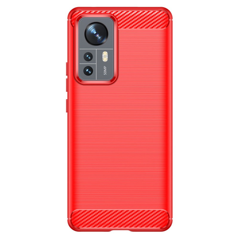 Coque Xiaomi 12 Pro Fibre Carbone Brossée