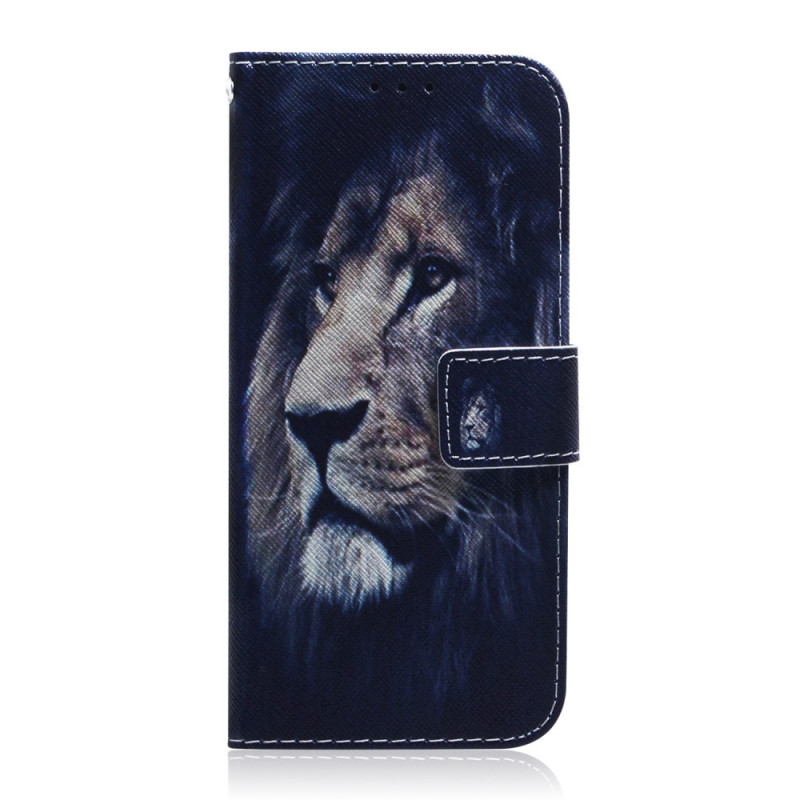 Samsung Galaxy M52 5G Midnight Lion hoesje