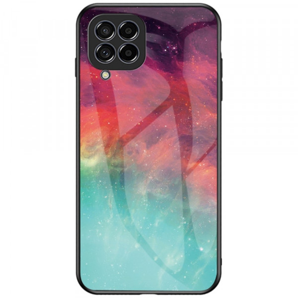 Samsung Galaxy M33 5G getemperd glas case Sky