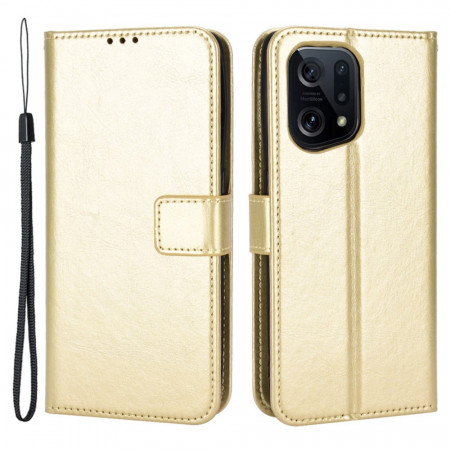 Oppo Find X5 Kunstlederen Etui