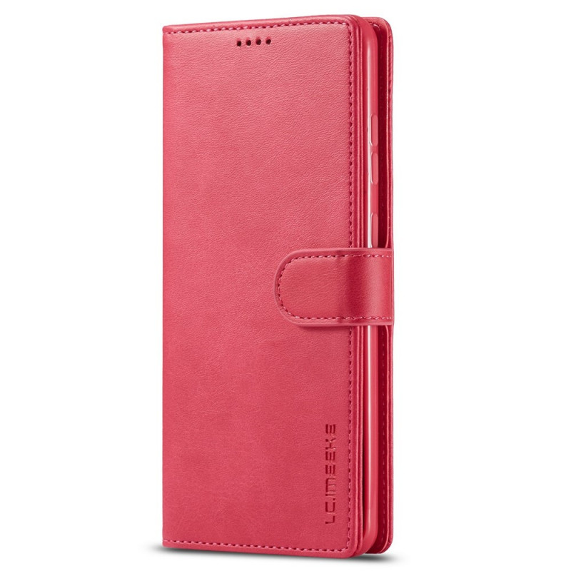 Samsung Galaxy M52 5G Behuizing LC.IMEEKE Leder effect