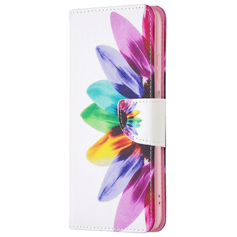 Samsung Galaxy M53 5G aquarel bloem case