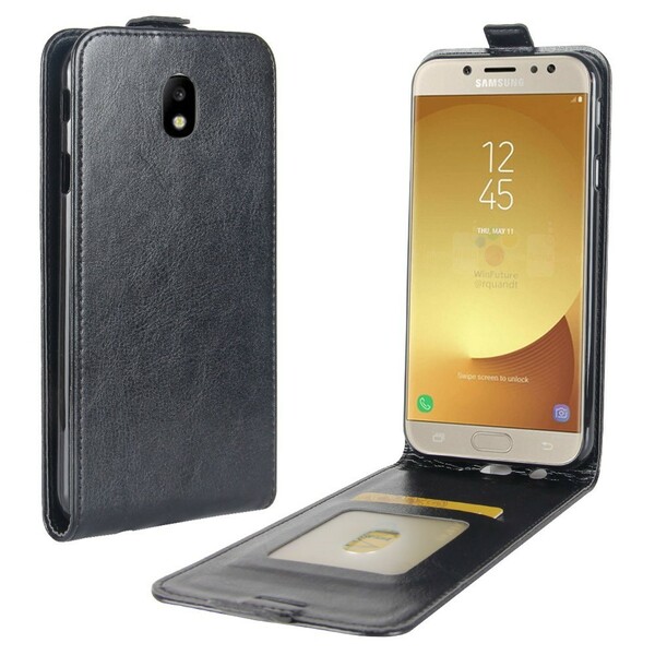 Samsung Galaxy J5 2017 opvouwbaar lederen effect case