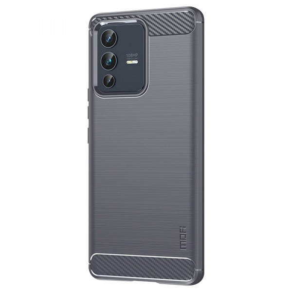 Vivo V23 5G Geborsteld Koolstofvezel Hoesje