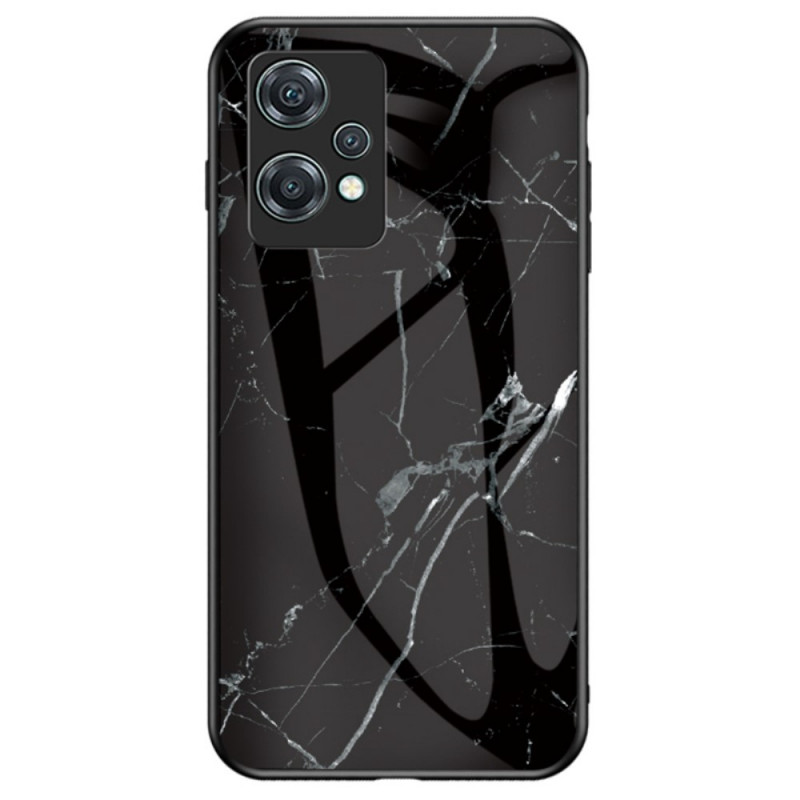 OnePlus Nord CE 2 Lite 5G marmeren getemperd glas case