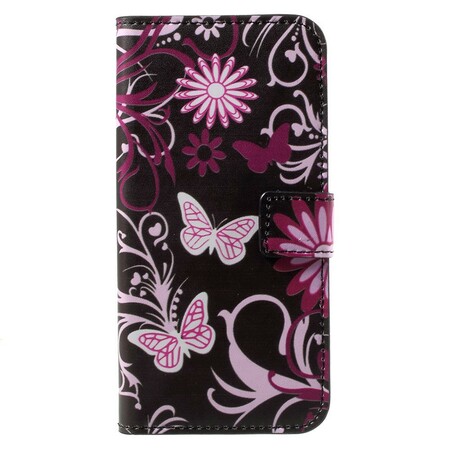 Hoesje Huawei Honor 6A Vlinders en Bloemen