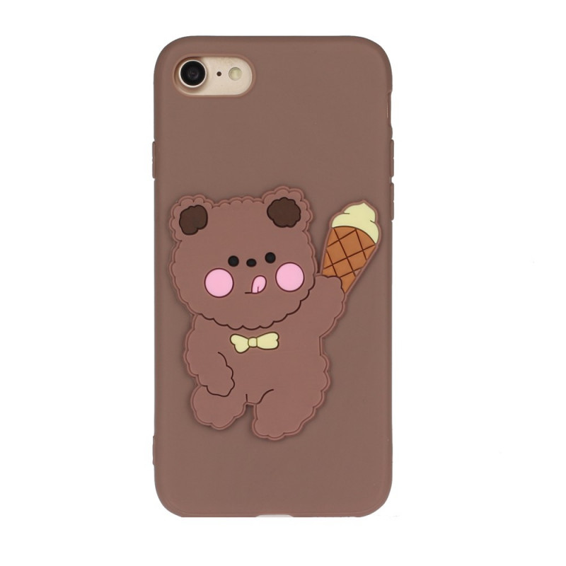 Case iPhone SE 3 / SE 2 / 8 / 7 Silicone Teddybeer