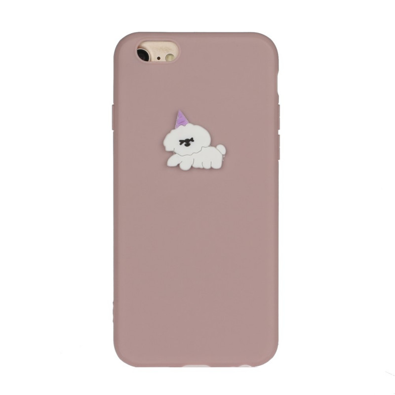 iPhone SE 3 / SE 2 / 8 / 7 Silicone Hond Hoesje