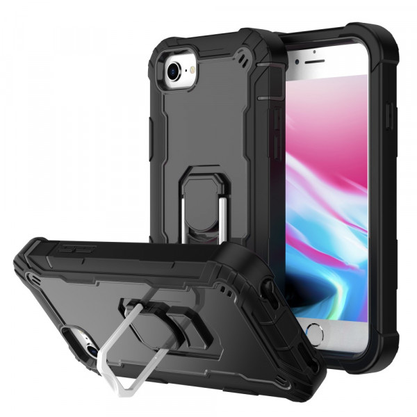 Case iPhone SE 3 / SE 2 / 8 / 7 Bicolour Ring-Support