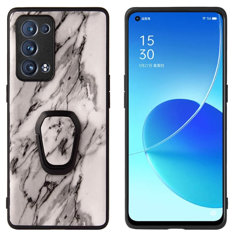 Oppo Reno 6 Pro 5G hoesje Trendy Ring patronen en dier