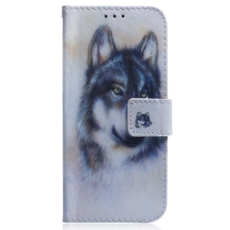 OnePlus Nord 2T 5G aquarel Wolf Strap Case