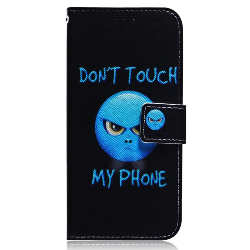 OnePlus North 2T 5G Emoji Raak mijn telefoon niet aan Strap Case