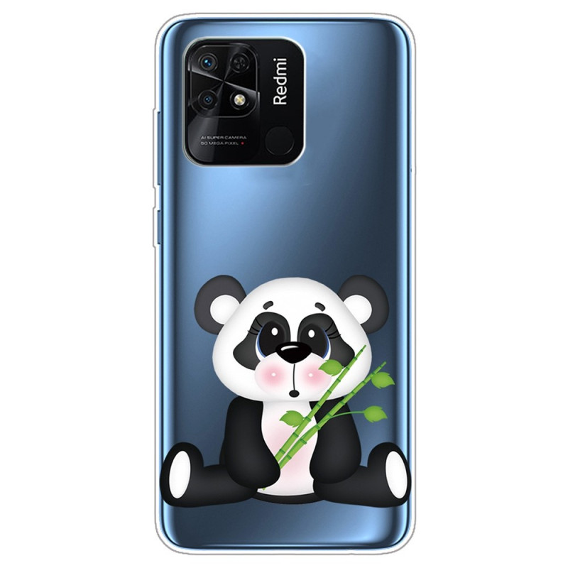 Xiaomi Redmi 10C Transparant Geval Leuke Panda