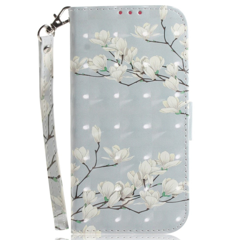 OnePlus North 2T 5G Magnolia Flower Strap Case