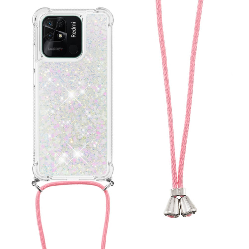 Xiaomi Redmi 10C Glitter ontwerp String Case