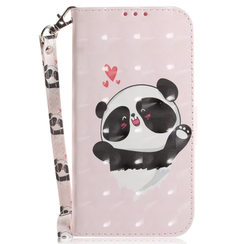 Xiaomi Redmi 10C Kleine Panda Strap Case