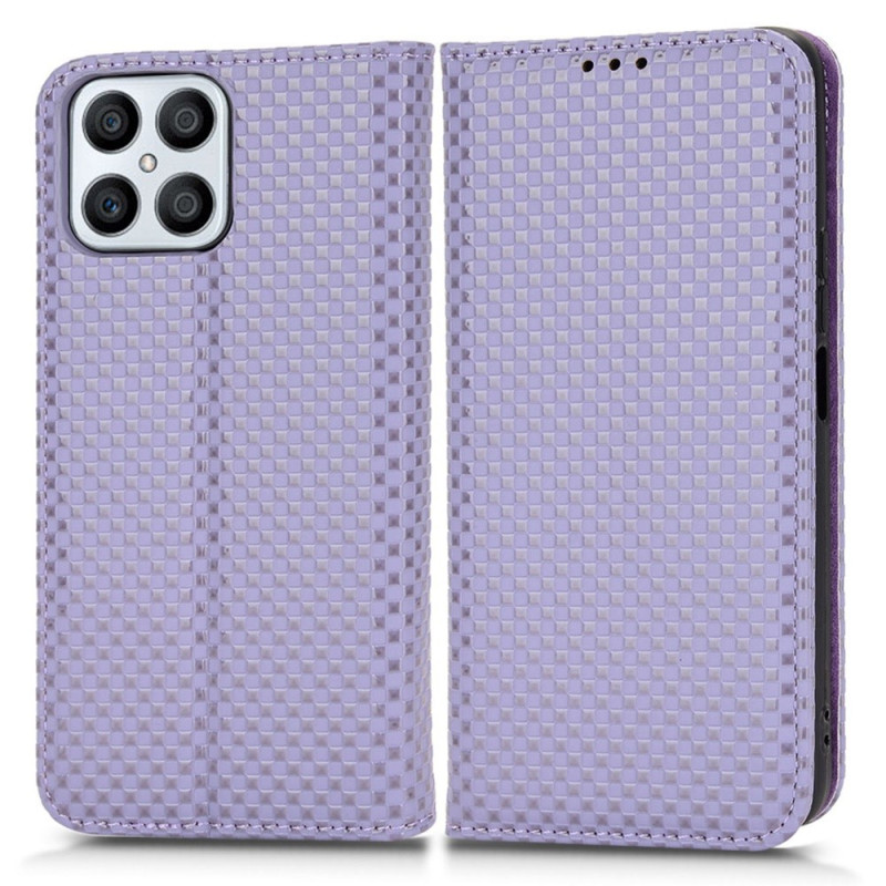 Honor X8 stijl Carbon Fiber Flip Cover