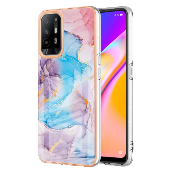 Oppo A94 5G Marmeren Schelp Pastel