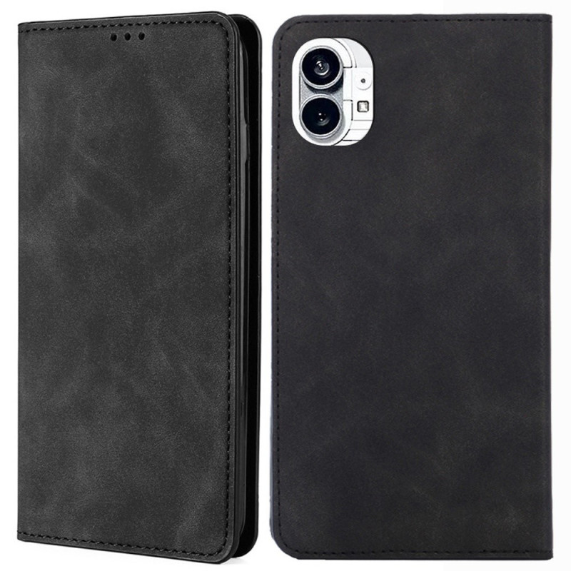 Flip cover Niets (1) Skin-Touch
