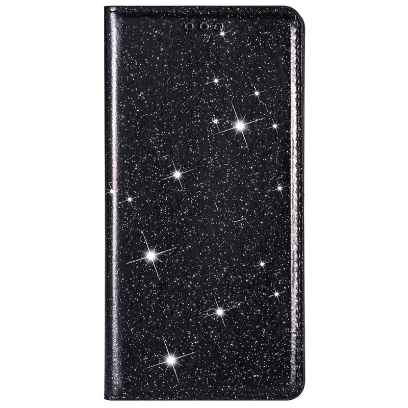 Flip Cover iPhone 14 Stijl Glitter