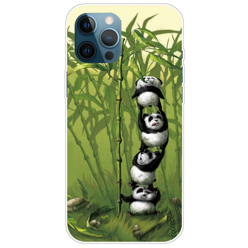 iPhone 14 Pro Hoesje Tas de Panda's