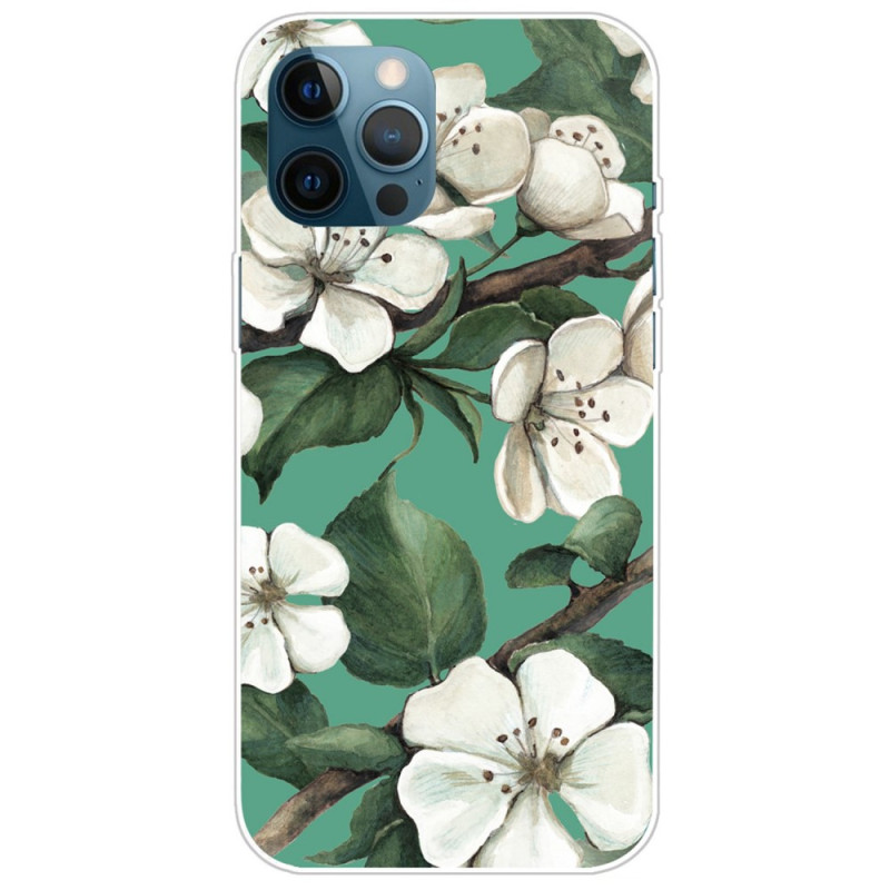 Case iPhone 14 Pro Branche Fleurie