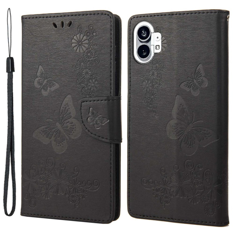 Nothing Phone Cover (1) Prachtige Vlinders met Lanyard