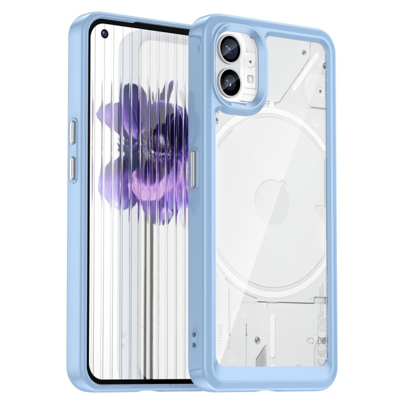 Nothing Phone Cover (1) Hybride Gekleurde randen