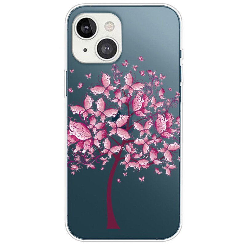 iPhone 14 Plus Clear Case Vlinderboom