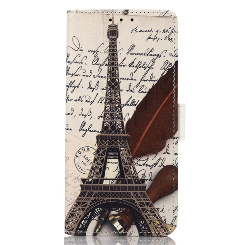 Case iPhone 14 Pro Max Eiffeltoren van de dichter