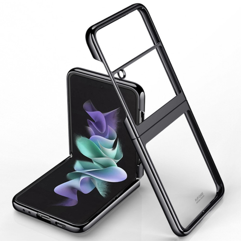 Samsung Galaxy Z Flip 4 Transparante Shell metalen frame