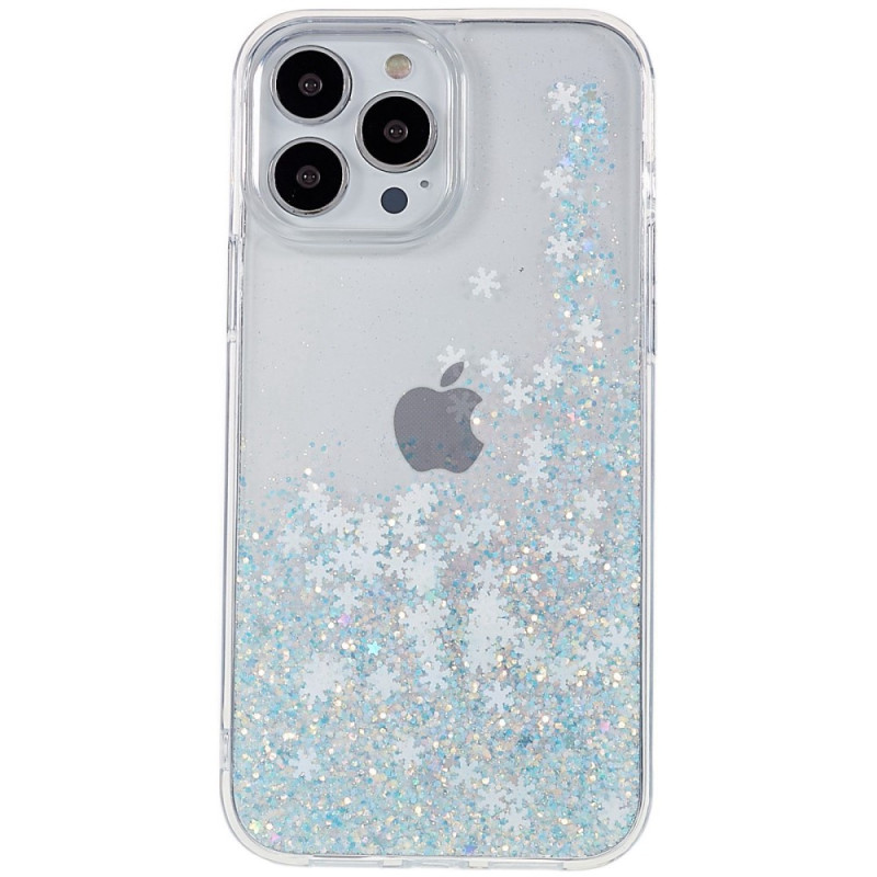 Case iPhone 14 Pro Glitter Vlokken