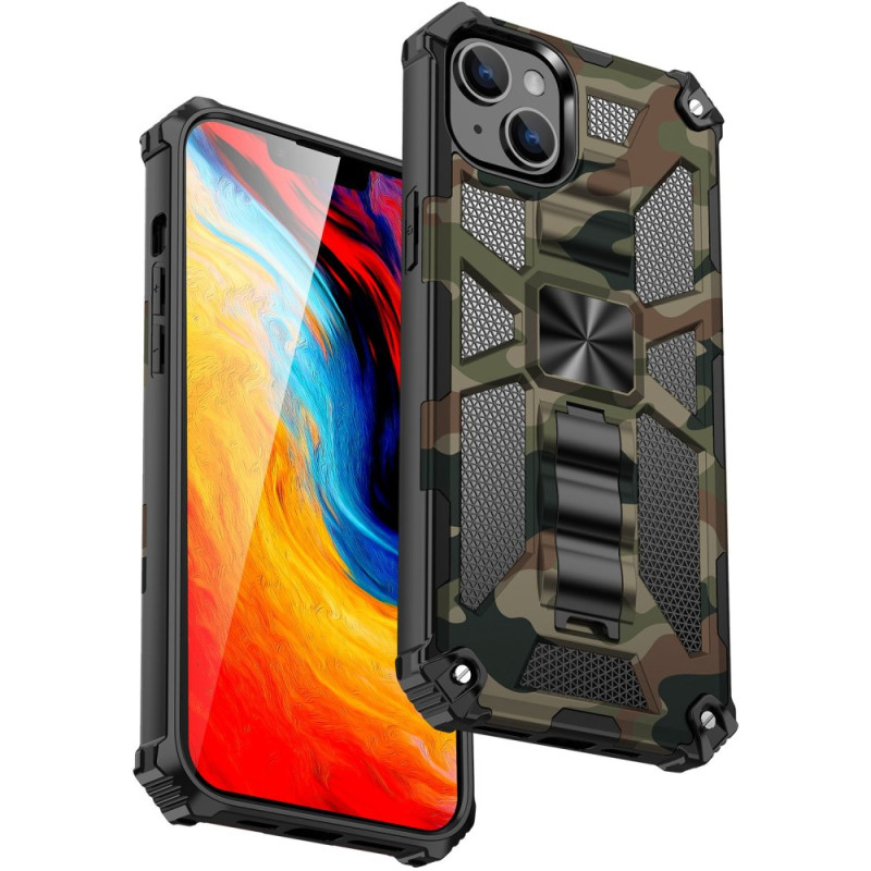 iPhone 14 Camouflage Geval Verwijderbare Tribune