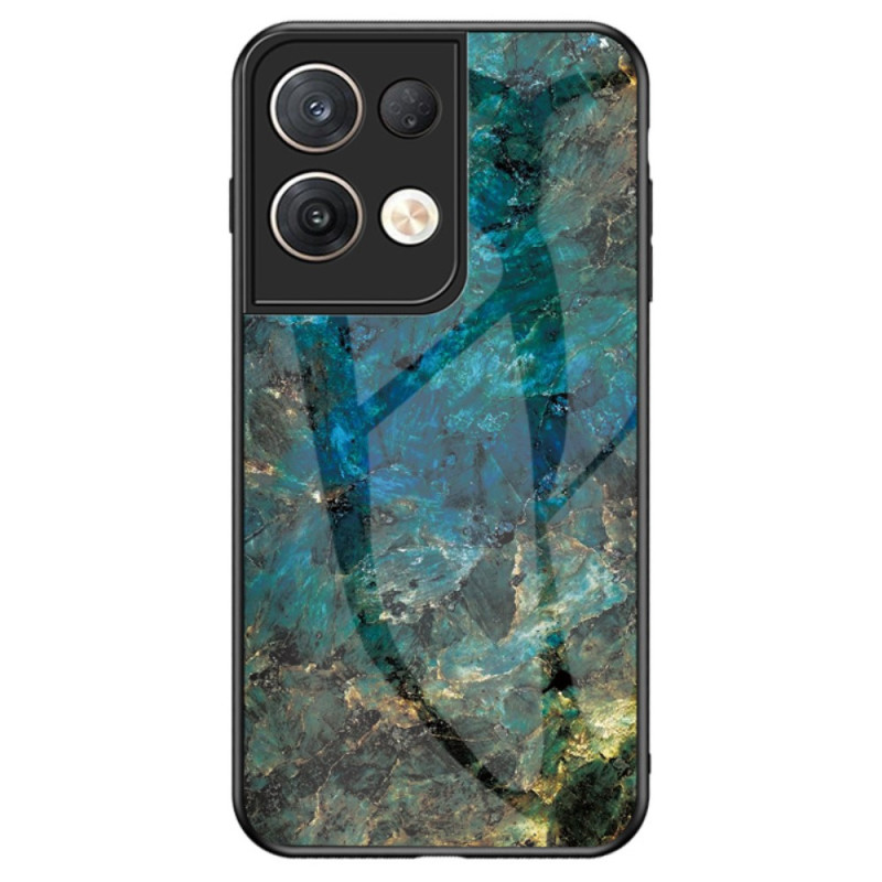 Oppo Reno 8 Pro Marble Tempered Glass Case