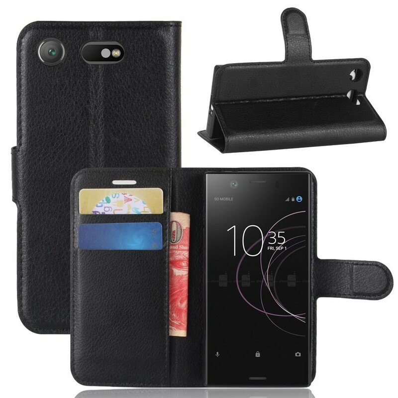 Sony Xperia XZ1 Compact Retro Kunstlederen Hoesje Sony Xperia XZ1 Compact Retro Kunstlederen Hoesje