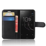 Sony Xperia XZ1 Compact Retro Kunstlederen Hoesje Sony Xperia XZ1 Compact Retro Kunstlederen Hoesje