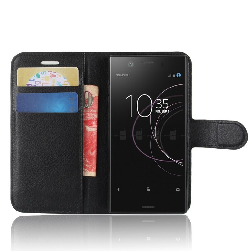 Sony Xperia XZ1 Compact Retro Kunstlederen Hoesje Sony Xperia XZ1 Compact Retro Kunstlederen Hoesje