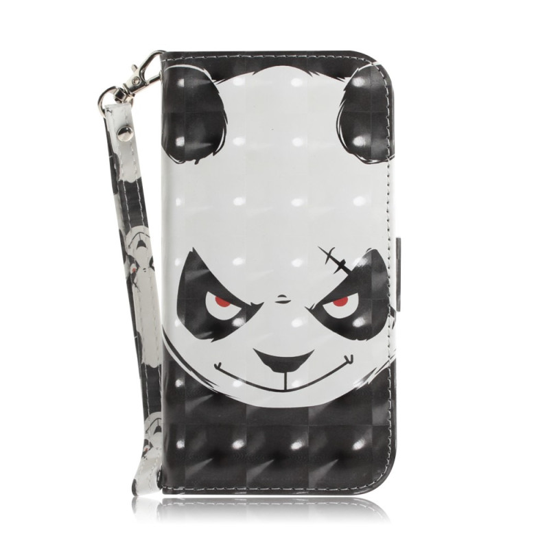 iPhone 14 Plus Angry Panda Strap Case