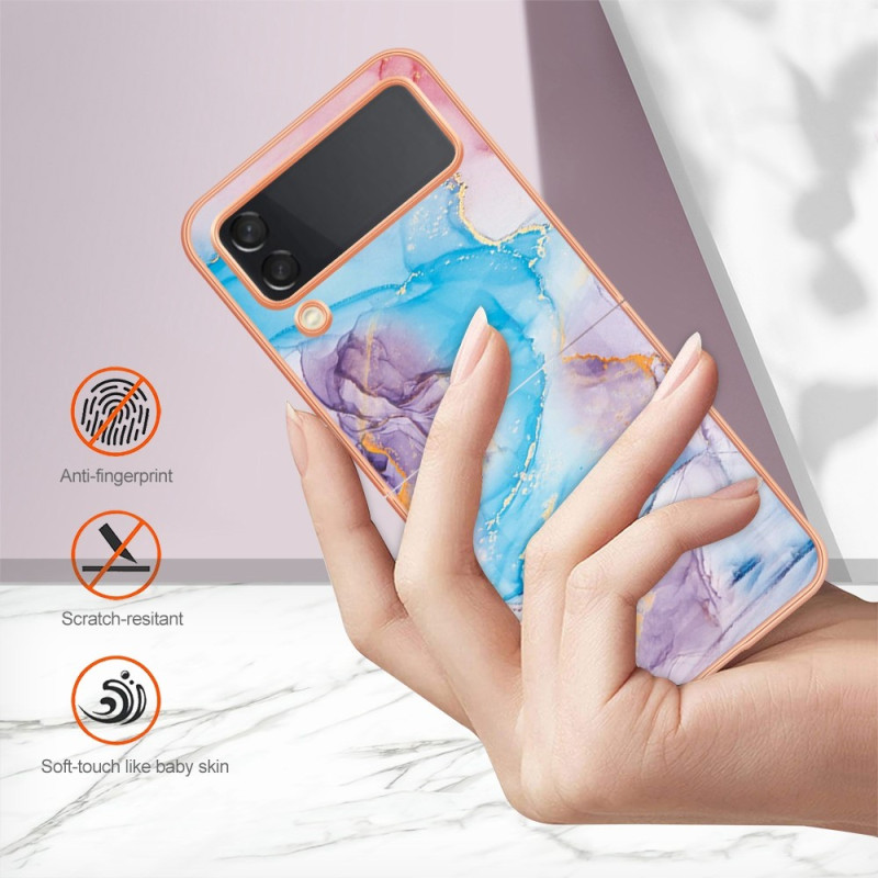 Onderdrukken vlinder jeugd Samsung Galaxy Z Flip 4 Marmer Ontwerp Case - Dealy
