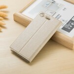 Sony Xperia XZ1 getextureerde Flip Cover