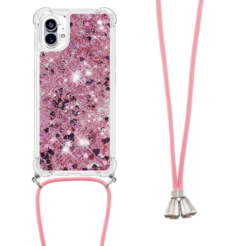 Niets Telefoonhoes (1) met Glitter Design Koord