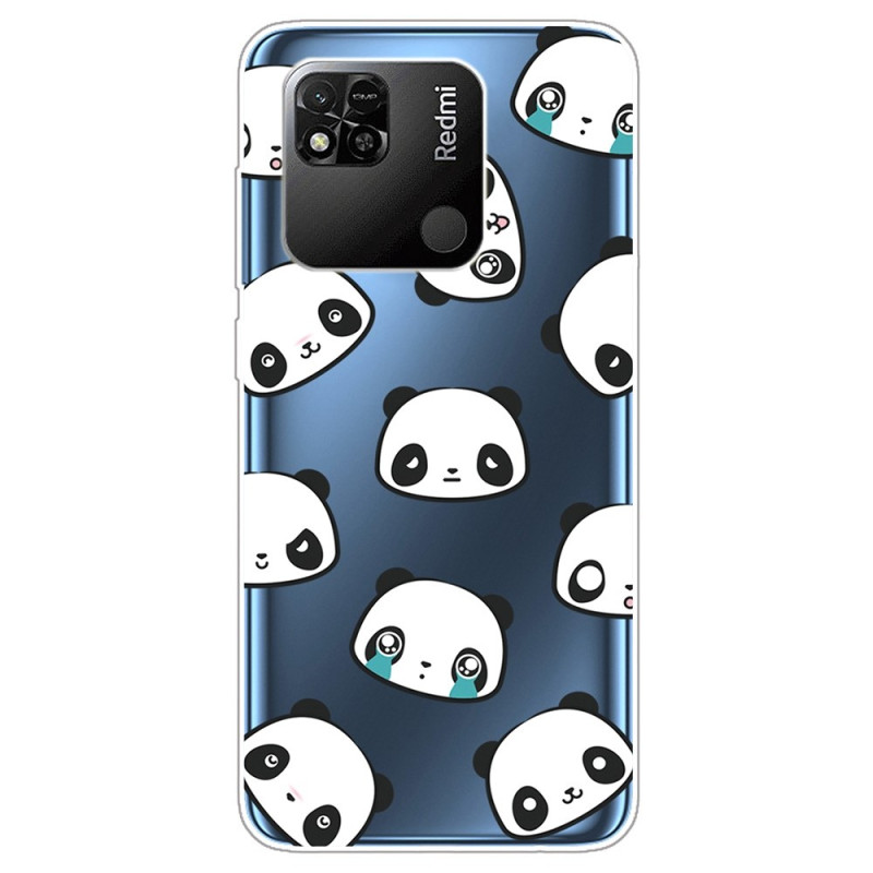 Xiaomi Redmi 10A Transparante Panda Cover